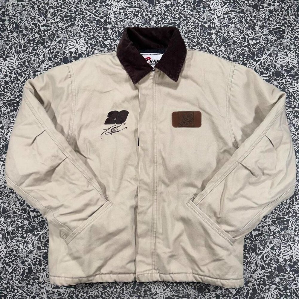 2000s vintage NASCAR jacket Carhartt Detroit style - Picture 2 of 8